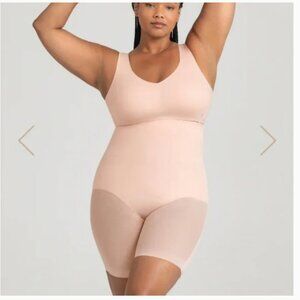 Honeylove SuperPower Short Shapewear 2X Nude Pink